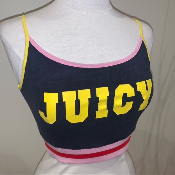 JUICY COUTURE • Microterry Logo Crop Top 💖 - Picture 4 of 6